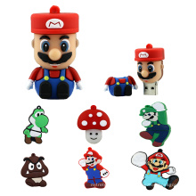 Super Mario Game Pendrive USB 4GB 8GB 32GB 16 128 8 256 gb 64GB USB Flash Stick Dinosaur Cle USB 2.0 Personalized Pen drive gift